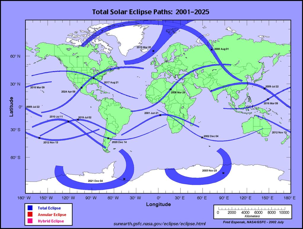 Eclipse Predictions Eclipses recur in the approx.