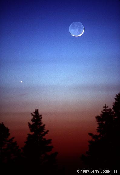During the period when the new moon is turning into the full moon, the moon is waxing.