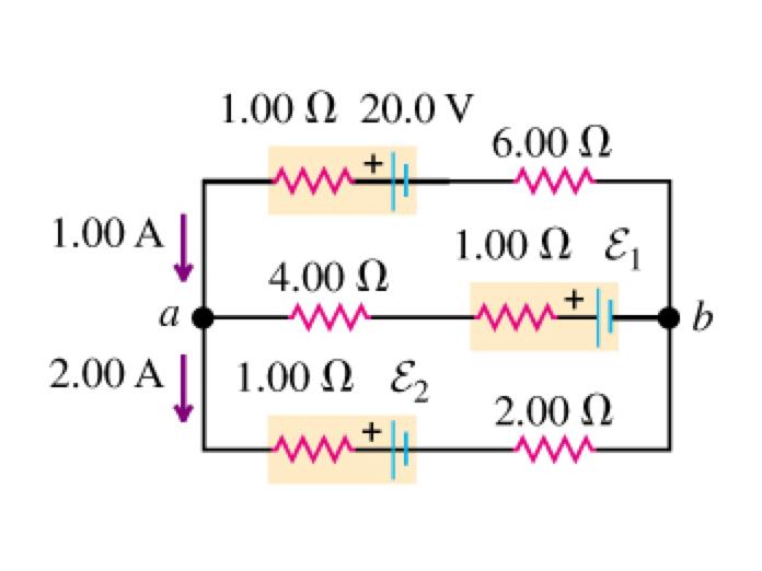 14. The resistor network shown in the figure below is connected to a 12V ideal battery. R A = 2.0 Ω,R B = 6.0 Ω, and R C = 9.0 Ω. a. Determine the equivalent resistance.