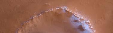 Water ice on Mars, 2008 Frozen water on