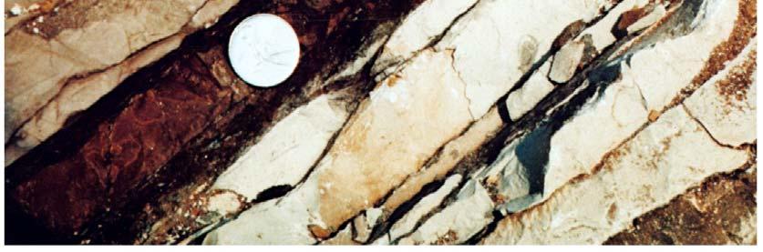 at numerous site around the world Geological dating reveals deposition 65 million years ago By a 10-km