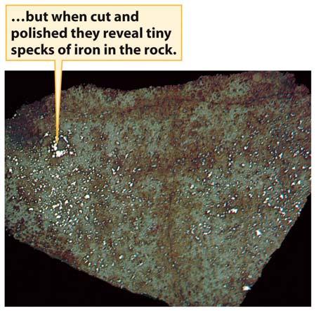 asteroids Iron meteorites (4%): from core of