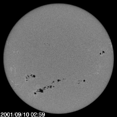 5800K) Sunspot Number Number & locations change daily Can use