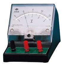 A voltmeter is used to measure potential difference V A voltmeter determines the amount of energy each of the charges transfers to an element in