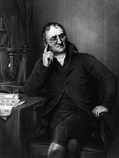 John Dalton English scientist that developed a theory on the composition of matter based on his observations and experiments.