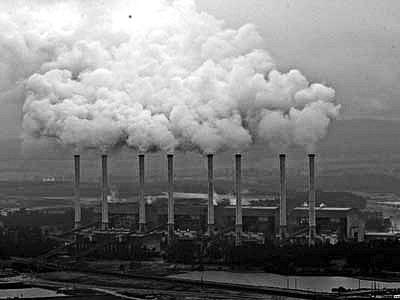 Power stations must control their emissions of acidic gases. Greenpeace / Hunt (iv) Give one way of controlling the emission of gases from power stations.