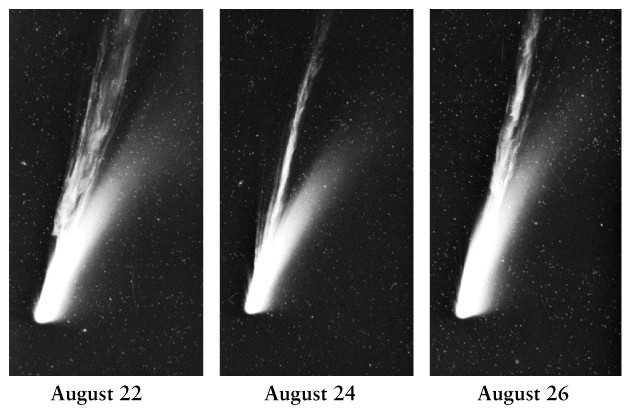 Comets often have two tails: a