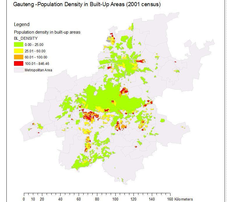 Gauteng population