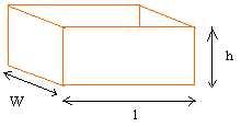 Rectangular prism: Surface area = 2 l w + 2 l h + 2 w h l is the length w is