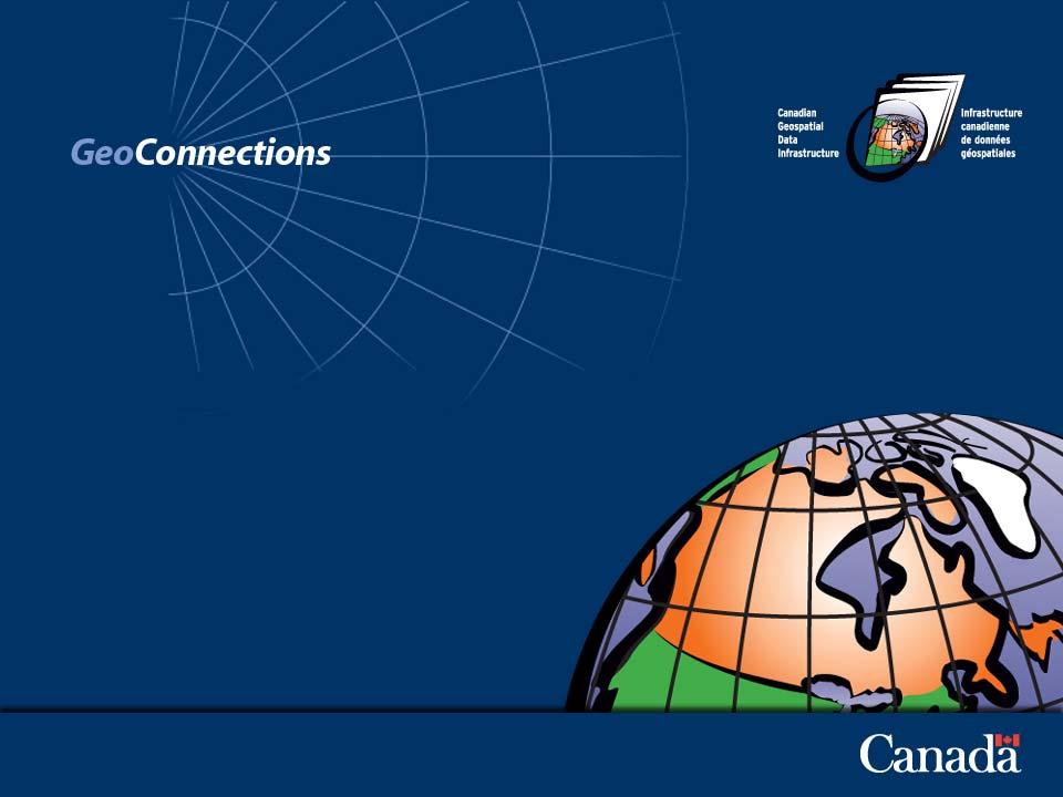 Standards in Action: The Canadian Geospatial Data Infrastructure (CGDI)