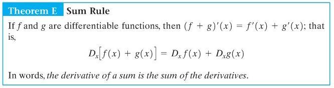 Find the derivative