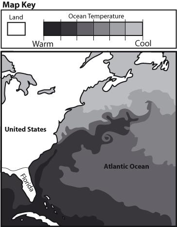 24. The Gulf Stream is an ocean current that travels from the southern tip of Florida along the eastern coast of the United States.