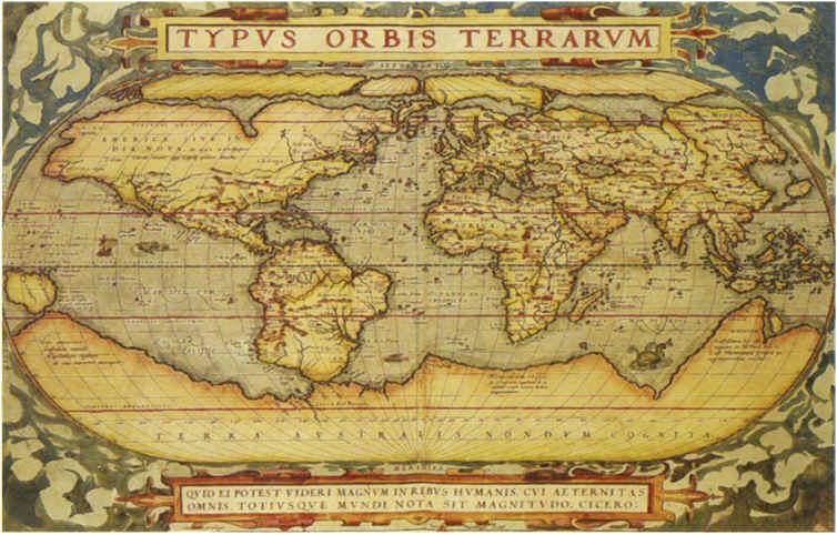 I. Early Observations A. Abraham Ortelius 1. Dutch cartographer 2.