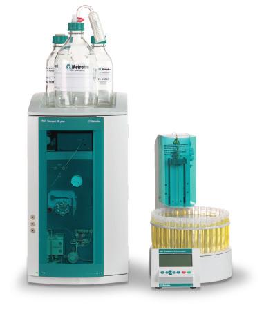 Automation and inline sample preparation The 881 and 882 Compact ICs can be fully automated, saving time and money.