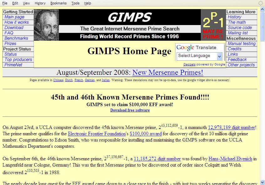 GIMPS www.