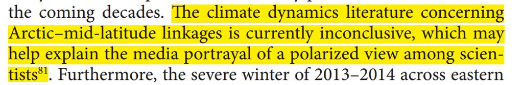 Influence of Arctic Decline in Sea Ice Contributes to Arctic Amplification What is the influence on the mid-latitude variability! Has been a hard question to answer.