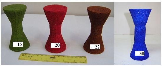 Type-A test specimen with its dimensions is shown below Tensile strength test