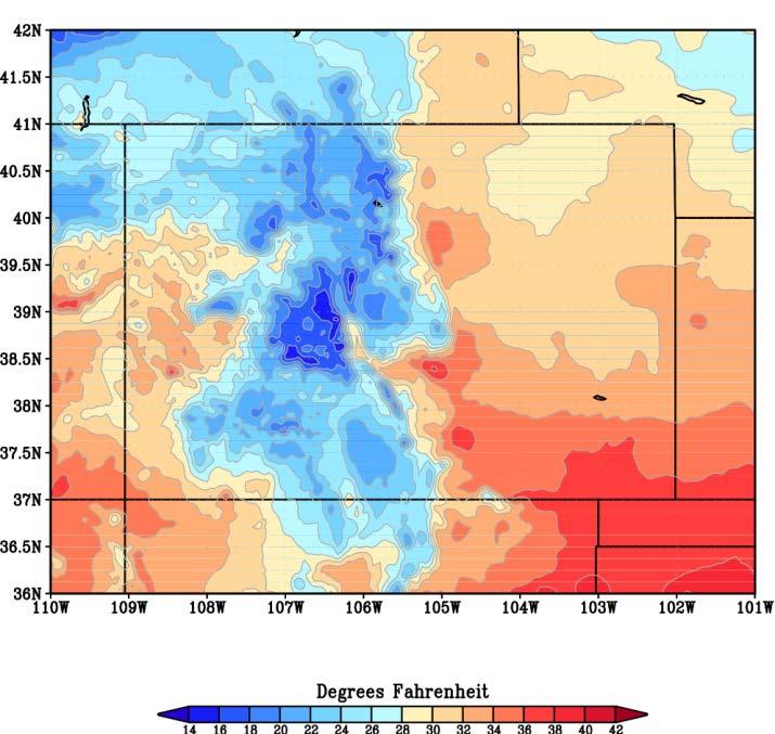 projected changes mean for Colorado s varied climate?