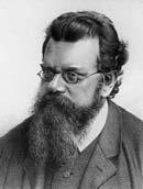 2012-0-08 Ludwig Boltzmann (185-189) Mid-1880 Austrian theoretical physicist Ludwig Boltzmann using the laws of thermodynamics for an expansion of cylinder with a piston at one end that reflects the