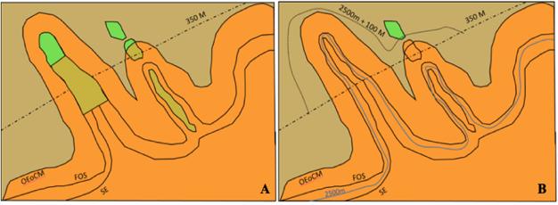 O. Irish 29 continental margin by proof of geological continuity. Figures 7A and 7B depict these two scenarios.