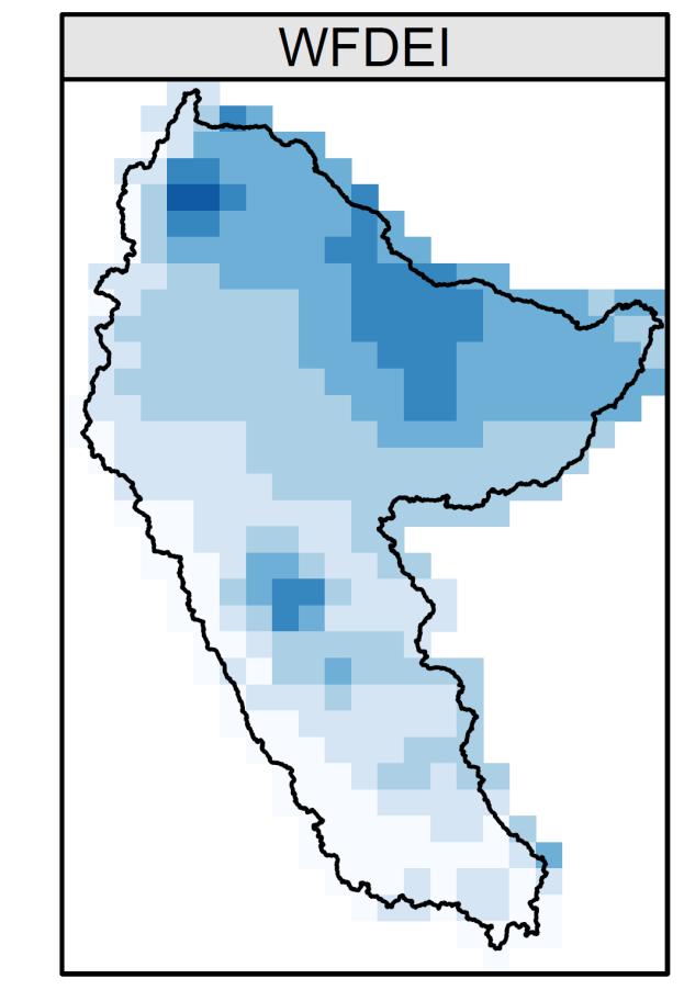 Problem 1: Complex terrain Average daily precipitation (mm) (1998-2008)