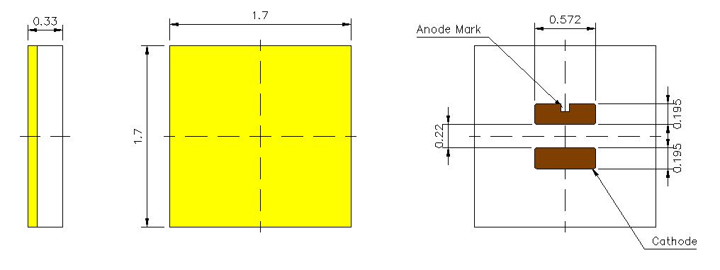 17 4. Outline Drawing & Dimension 1. Tolerance is ±0.10 mm 2. Do not place LEDs with pressure <Side View> <Top View> <Bottom View> Measurement unit: mm Tolerance: ±0.