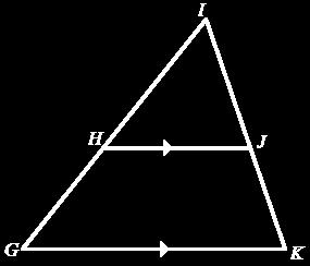 Analytical Geometry- Common Core 6. In the triangle shown, AB DE. What is the length of CD? A. 1.2 C. 6.0 B. 3.3 D. 7.5 7. In the triangle shown, HJ GK.