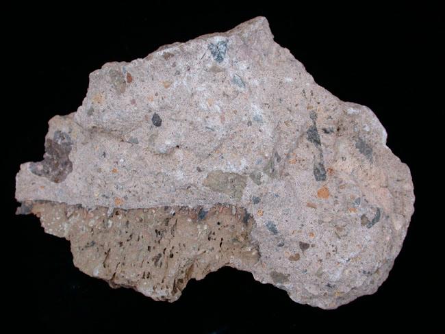 Pyroclastic Texture Consists of broken, angular fragments of ash, glass, pumice and broken crystals.