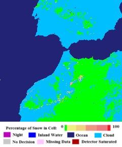 Current researches Evaluation of snow Product MOD10A1 in the Moroccan Atlas and snow cover