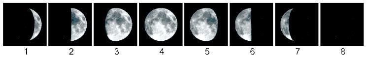 on Earth. Which statement best explains why the Moon appears to change as seen from Earth? (8.7B) a.
