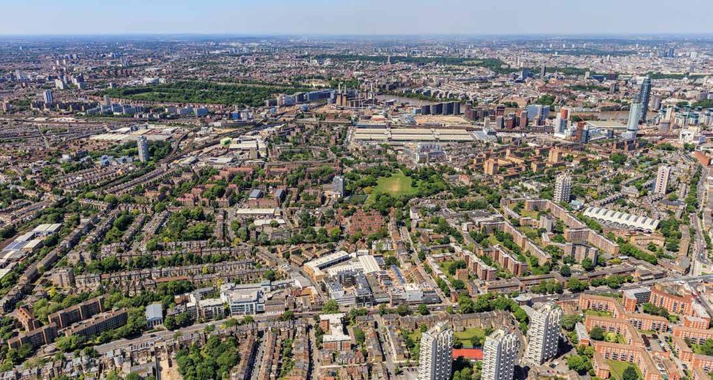 Nine Elms - Transformed, mixed-use area by 2025 High Street Station National Rail Services Larkhall Sainsbury s US & Dutch Embassies Stockwell Underground Victoria & Northern Lines Battersea Studio
