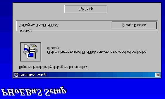 Chapter 2 Software Installation Figure 2-1: The Setup Window d) At the conclusion of the installation process, a message will indicate that the installation was successful.