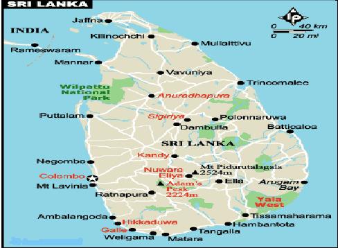 Study area: Ratnapura is located within the South-western part of Sri Lanka and is in-between the Northern latitudes 6º41 to 6º 42 and Eastern longitudes 80º 23 to 80º24.