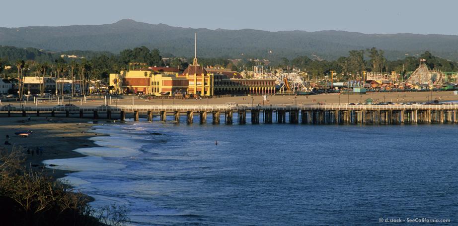 What are piers in California made from? Piers in California are generally made from wood and concrete.