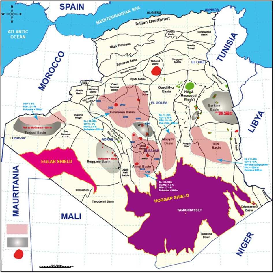 Prospectivity Map of Frasnian Shale gas