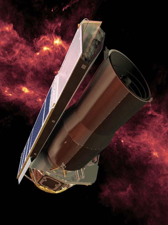 Telescopes in orbit Spitzer Space Telescope Launched in 2003 85-cm primary mirror Infrared telescope: