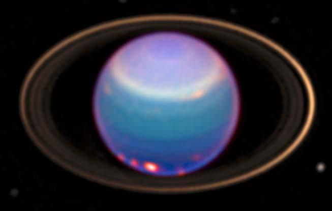 Uranus as seen by Hubble Space Telescope