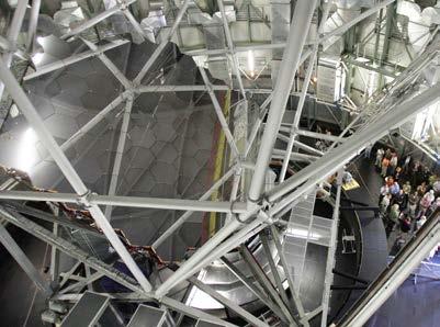 telescope s mirror usually leads to a more powerful telescope. Bigger reflectors gather more light.