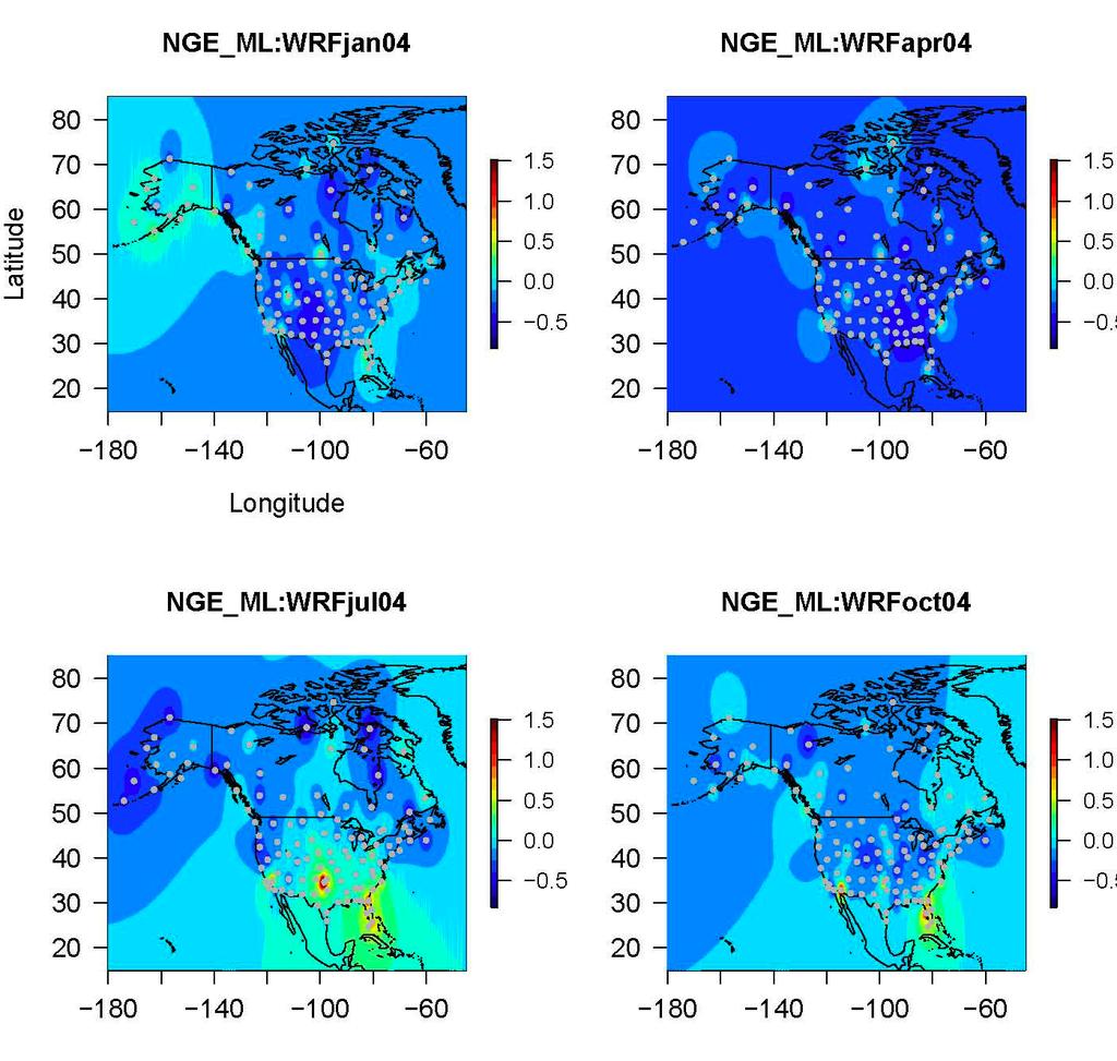 Mixed-Layer Biases WRF mesoscale model fields compared against