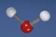 Molecule A model of a single water