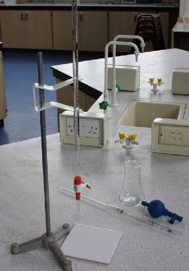 Titrations Titrations are done often to find out the concentration of one substance by reacting it with another substance of known concentration.