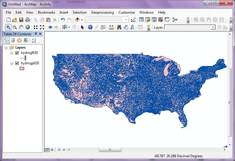 5) Open up your working folder and extract the zipped file. 6) You are now ready to add the shapefiles to GIS. Open a new ArcMap document and click on the Add Data button.