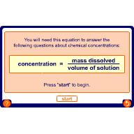 Calculating concentrations in