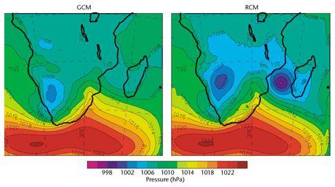 SIMULATION OF A TROPICAL CYCLONE GCM Global climate model model RCM