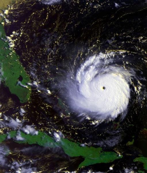 Hurricane Andrew approaching the Bahamas and Florida as a Category 5 hurricane Formed: August 16, 1992 Dissipated: August 28, 1992 Highest winds: 175 mph (285 km/h) (1-minute sustained) Lowest