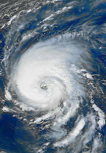 Hurricane Dennis on August 28 while off the coast of Florida.