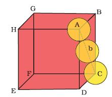 The length of the body diagonal c is equal to 4r, Therefore thus, Total number of atoms is 2, and their volume = 2 x (4/3)π r 3 iii) In a Face-Centred Cubic (HCP