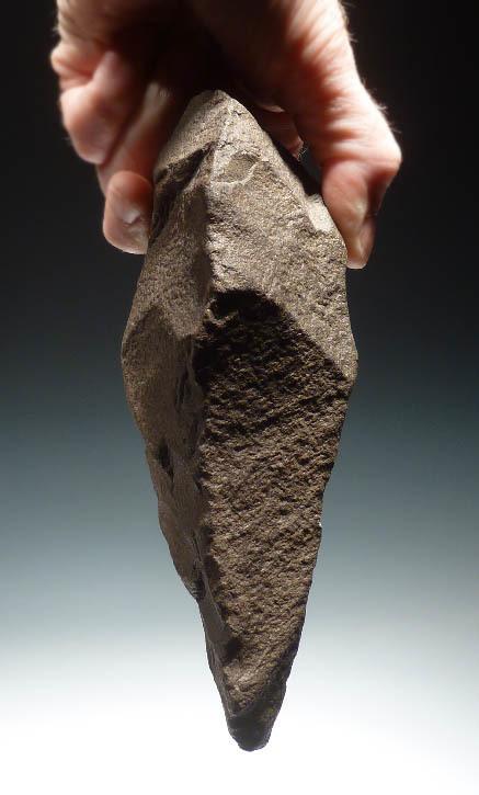 Early Hominid Groups New form of stone tool, the hand ax, was also invented by Homo
