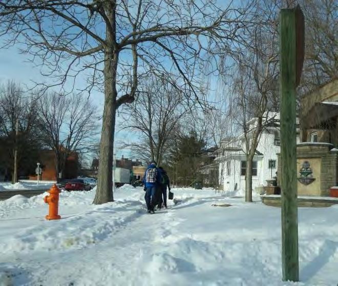 Sidewalk Snow Removal is part of a Complete Streets Community Including pedestrian facilities in snow and ice management policies reflects