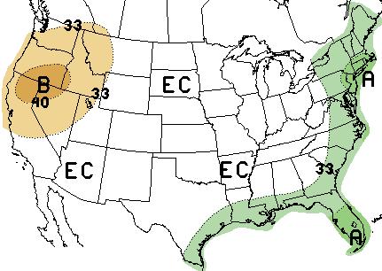 The August precipitation forecast will be updated on July 31st on the CPC web page. Because of the shorter lead-time, the zero-lead forecasts (i.e. on the last day of the previous month) often have increased skill over the half-month lead forecasts.